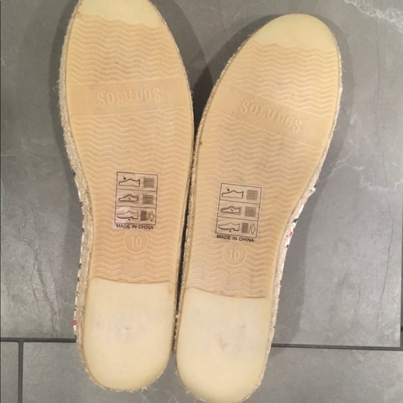 BNWT Soludos Striped Espadrille Slipper Style - Picture 4 of 5